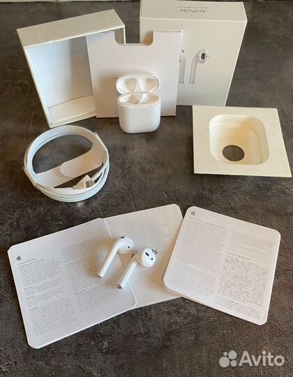 Беспроводные наушники apple airpods 2