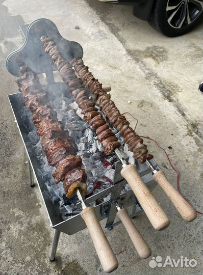 Мангал автоматический угольный