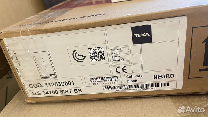 Индукционная варочная панель teka IZS 34700 MST BK