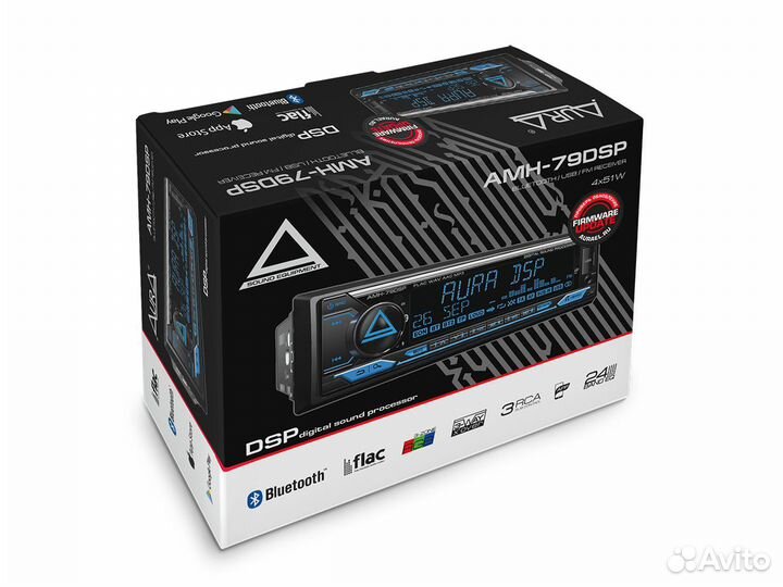 Автомагнитола процессорная Aura AMH-79DSP