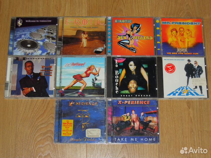 Фирменные CD X-Perienc,La Bouche,E-Rotic,MC Hammer