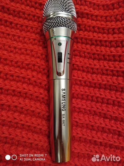 Студийный микрофон samsung, philips