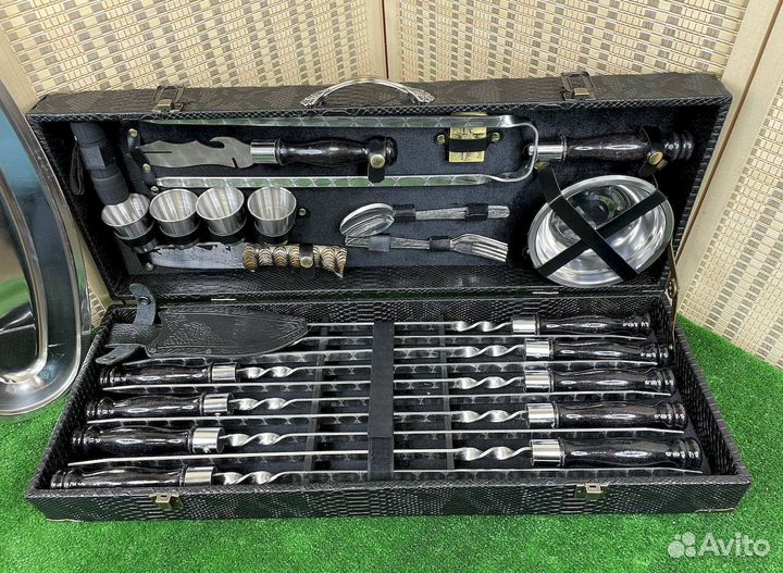 Подарочные наборы шампуров в кейсе