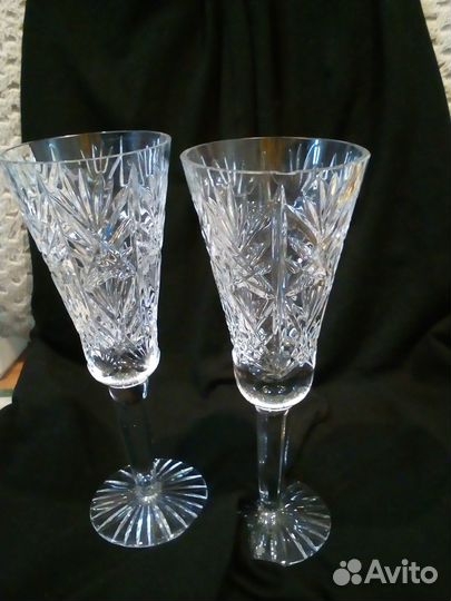 Стаканы,рюмки хрусталь