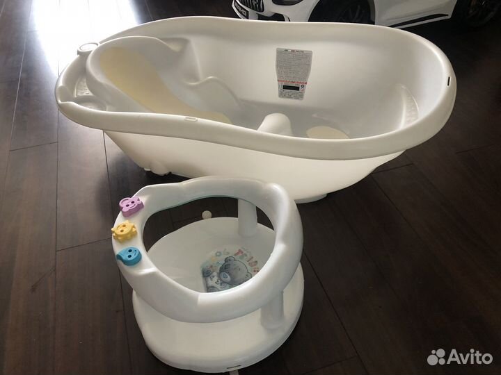 Ванночка для купания со встроенным термометром