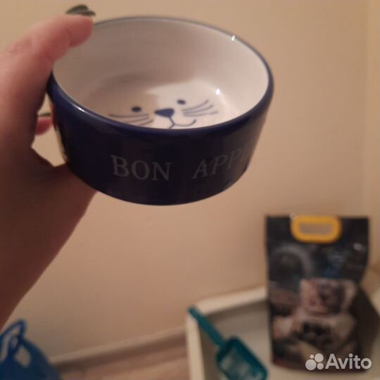 Лоток для кошек большой, миски для корма