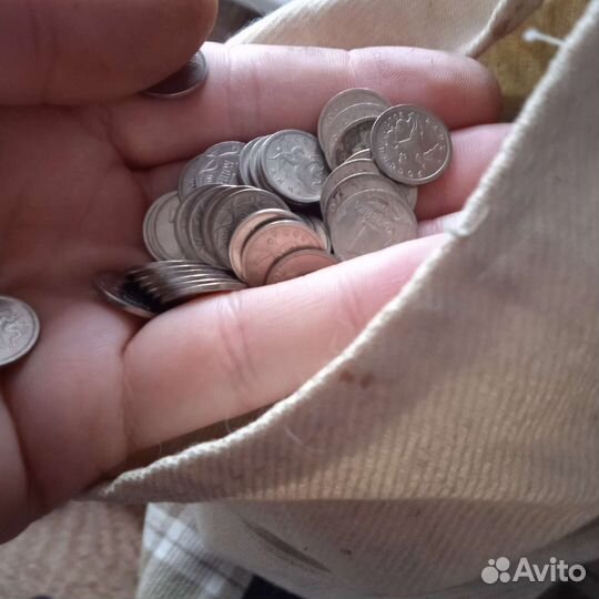 Монеты номиналом 1 копейка. 2400+ штук