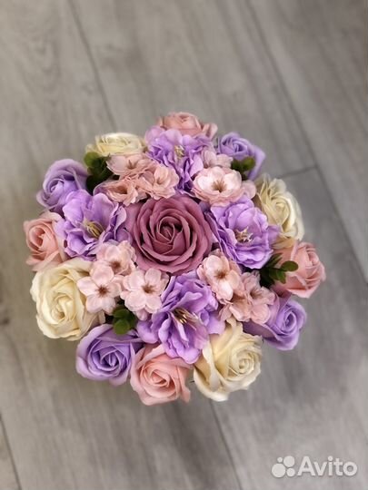 Букет цветов из мыла