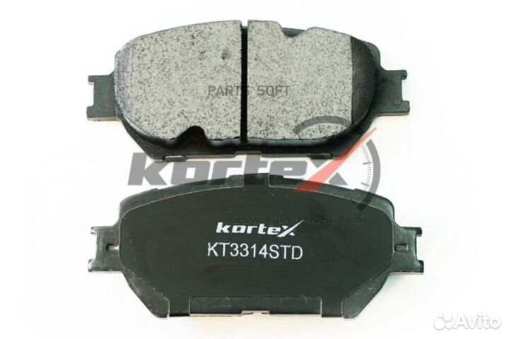 Kortex KT3314STD Колодки торм. перед.к-т