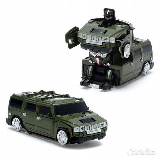 Робот-трансформер радиоуправляемый hummer H2