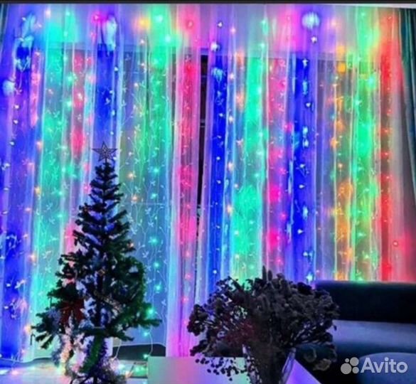 Гирлянда штора