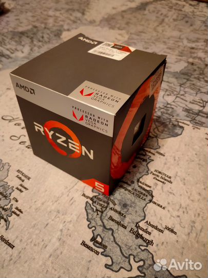 Процессор Ryzen 5 2400G BOX AM4