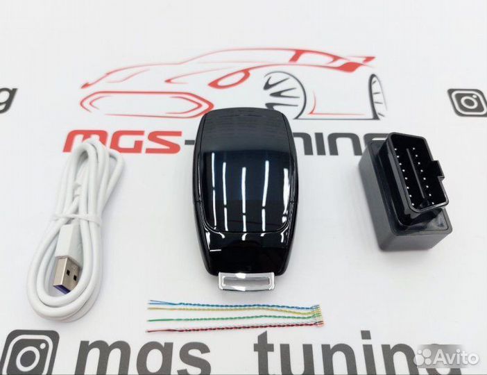 Смарт ключ Cadillac стиль Mercedes черный