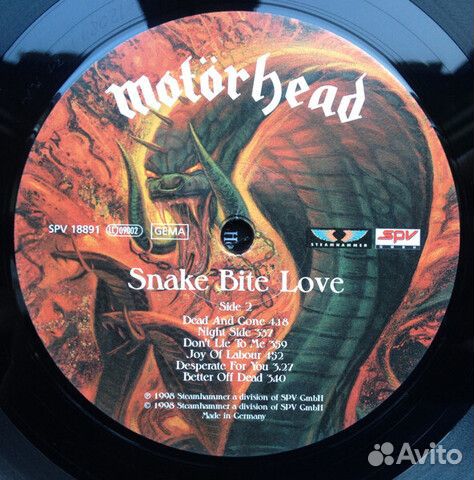 Motorhead / Snake Bite Love (LP)