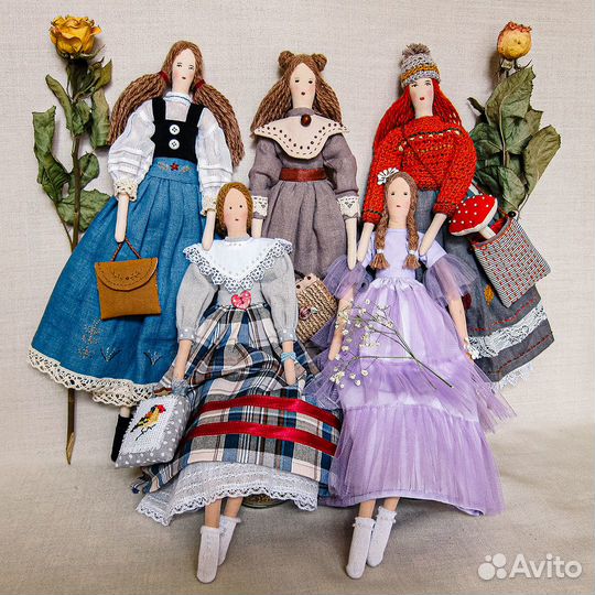 Кукла ручной работы из текстиля