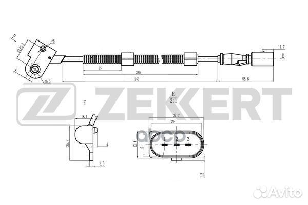 Датчик положения распредвала VW Polo IV 01- Passat