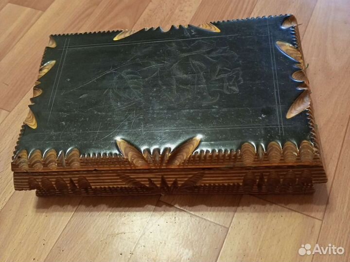 Шкатулка деревянная СССР