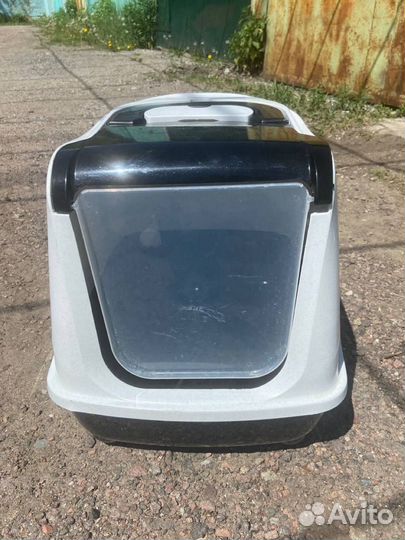 Закрытый лоток для кошек большой