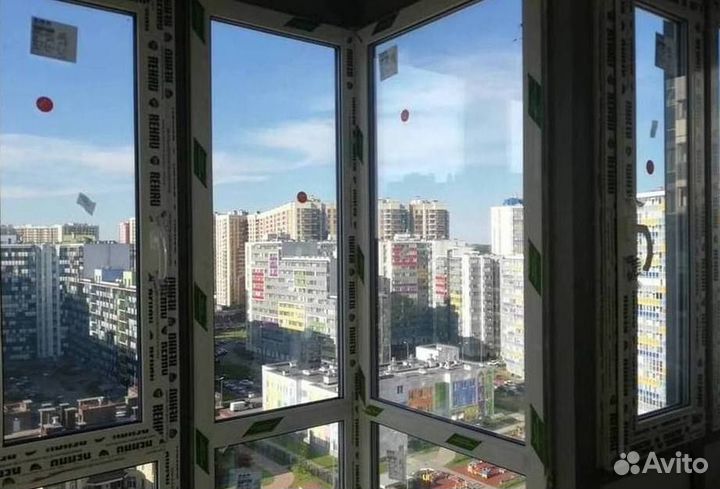 Остекление окон и балконов пвх