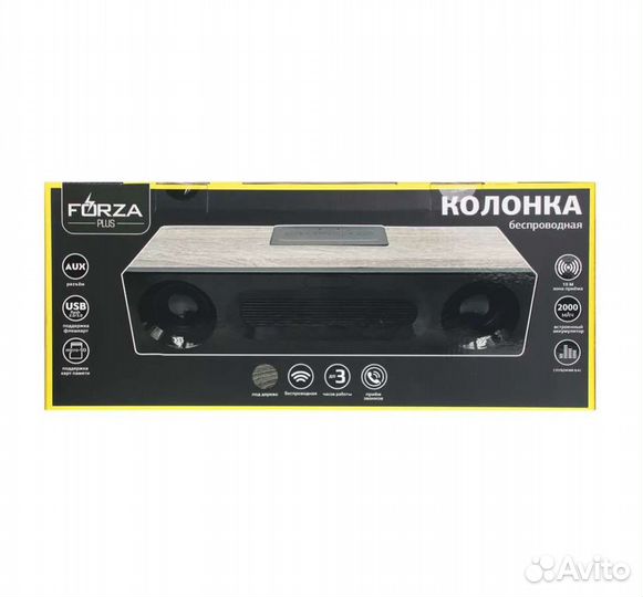 Forza Колонка беспроводная интерьерная, дерево, эк