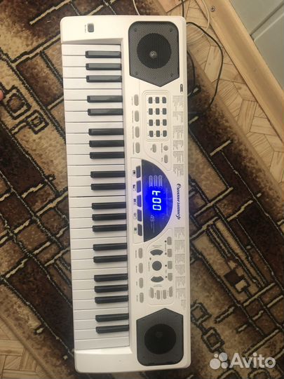 Детский синтезатор с микрофоном