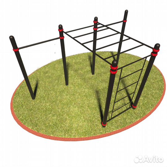 T-030 Турники, рукоход, шведская стенка D89 мета
