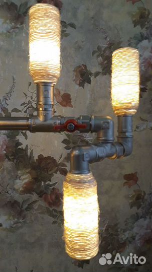 Светильник напольный-торшер в стиле лофт