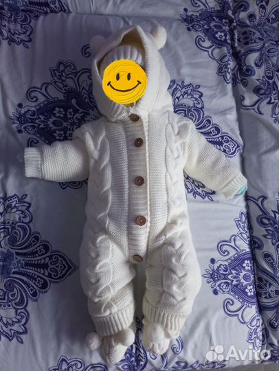 Комплект, конверт на выписку осень зима