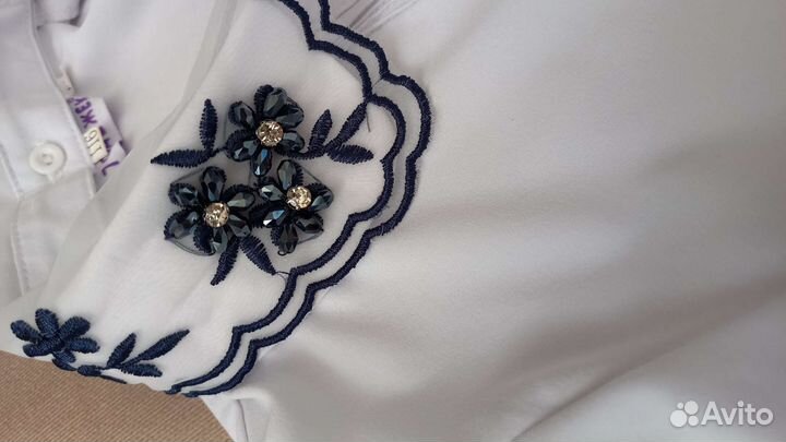 Школьная блузка (р-р 116) 6-7 лет