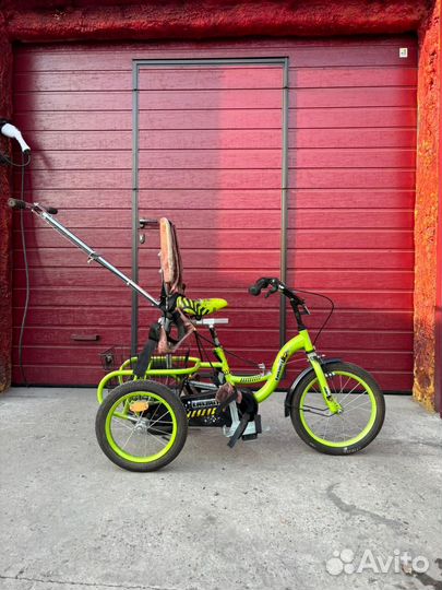 Велосипед для детей с дцп, с управлением колесом