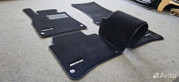 Высокие ворсовые ковры в салон Mercedes-Benz w221