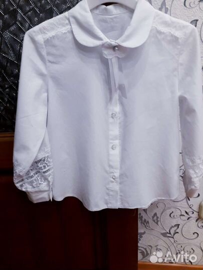 Блузка школьная с бантиком.Ф.лидер