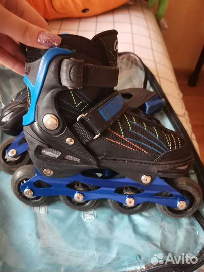 Роликовые коньки детские раздвижные