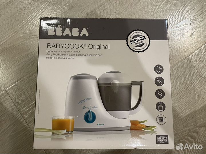 Пароварка блендер beaba babycook