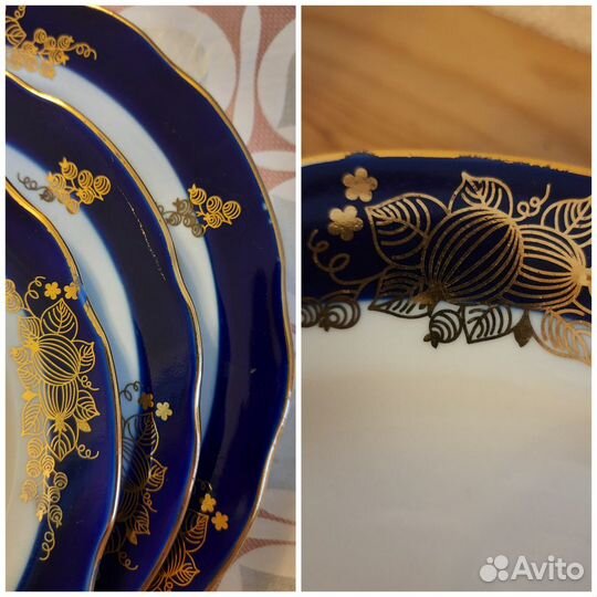 Тарелки фарфоровые