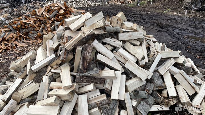 Дрова из березы, колотые, сухие Кузнечное Доставим