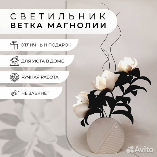 Светильник настольный декоративный, ночник