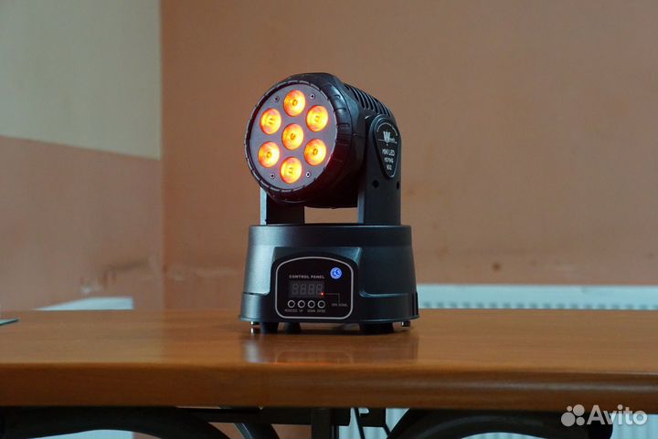 LW712 Led Wash 7x12w Вращающаяся голова для сцены