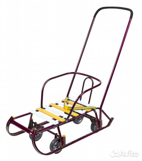 Детские санки на колесах