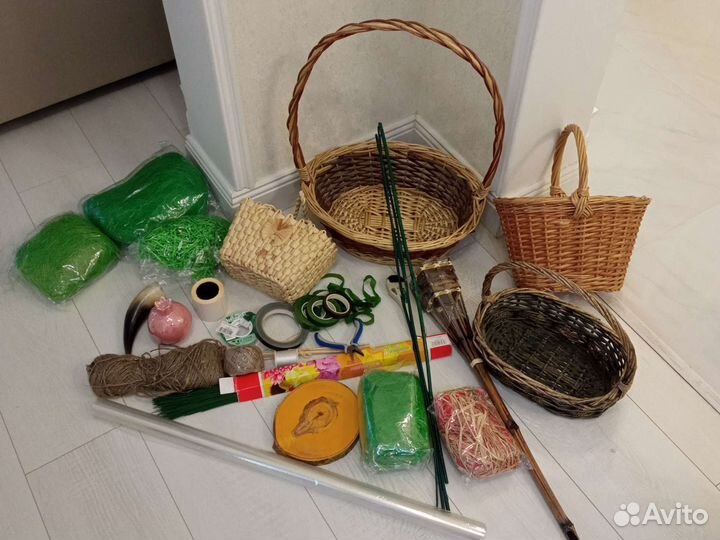 Корзина плетеная