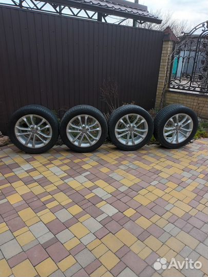 Диски с шинами r18 audi оригинальные