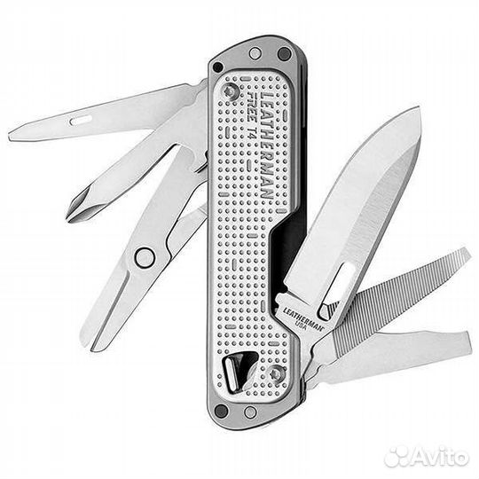 Мультитул leatherman Free T4 (832686) серебристый