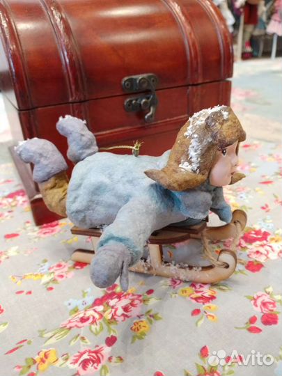 Ватные игрушки на елку