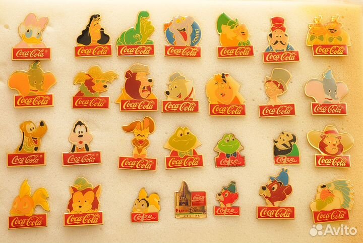 Значки Дисней Disney Кока Кола Coca Cola Флот
