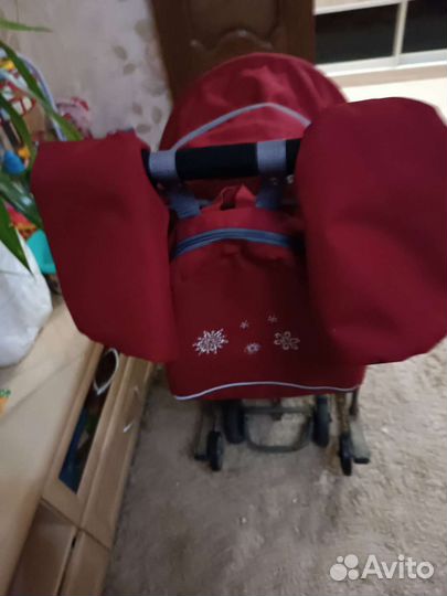 Санки коляска бибика