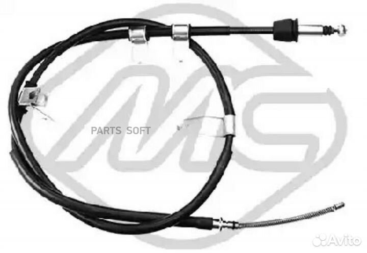 Metalcaucho 82002 Трос ручного тормоза HYU santafe