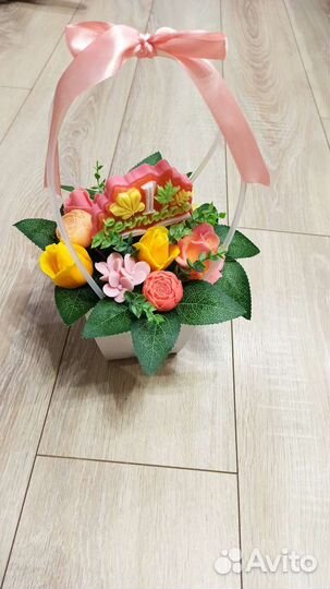 Букет из мыла ручной работы