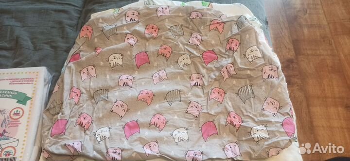 Простынь на резинке 120 60