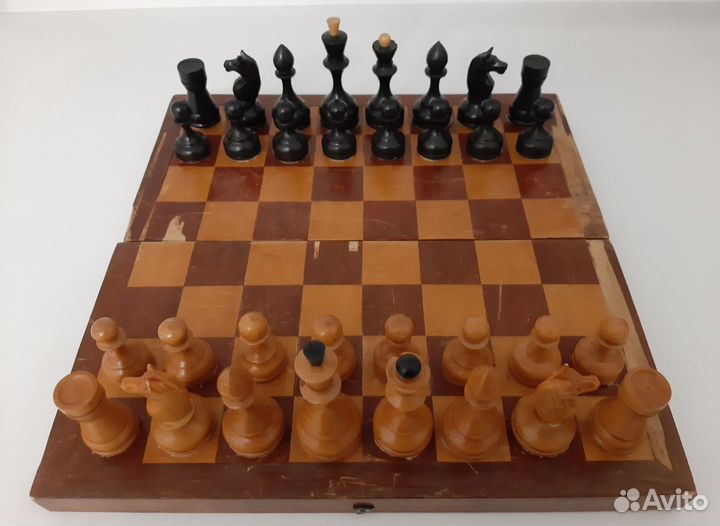 Шахматы артель Коопермузыка клеймо 1960г СССР