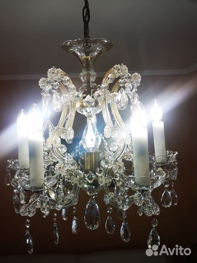 Люстра хрустальная Чехия